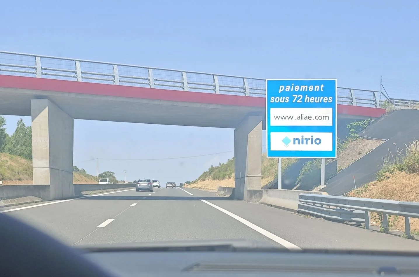 autostrade flusso +libero francia pedaggio cartello1