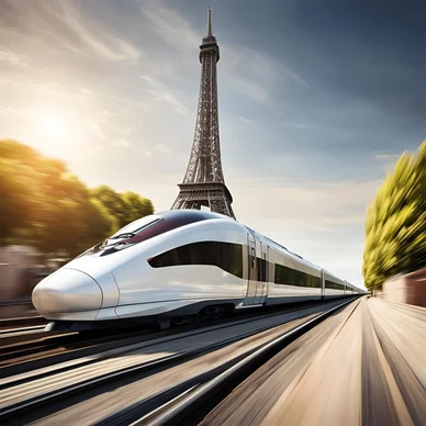 a Parigi IN TRENO