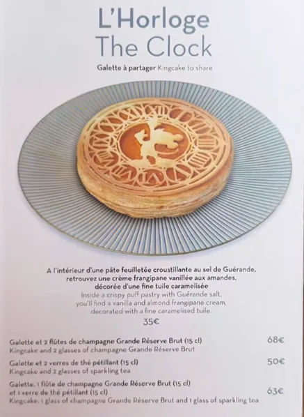 galette des rois al Fleur de Lys di Disneyland Paris