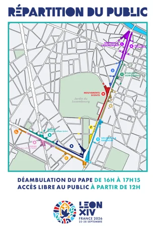 Papa Leone XIV a Parigi: percorso Papamobile 25 settembre
