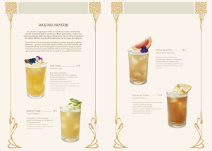 il menu del The Regal View Restaurant & Lounge