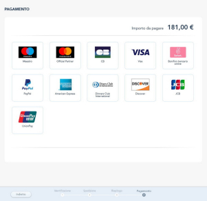 acquisto biglietti disneyland paris schermate pagamento