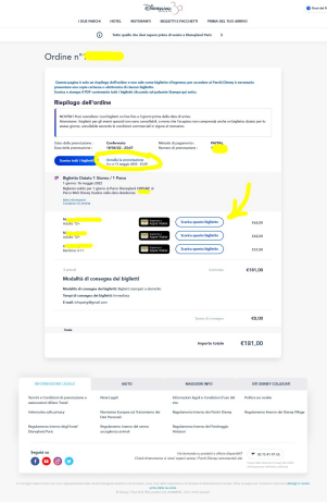 acquisto biglietti disneyland paris schermate1