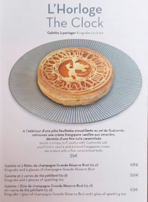 galette des rois al Fleur de Lys di Disneyland Paris