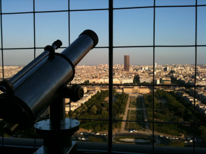 panorama dal 2° livello della torre eiffel