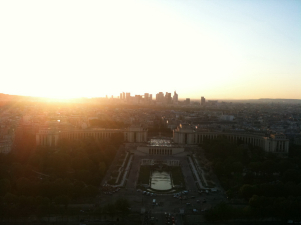 panorama dal 2° livello della torre eiffel