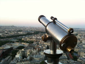 panorama dal 2° livello della torre eiffel