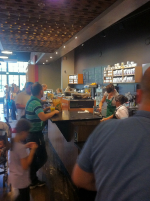 starbucks disney village