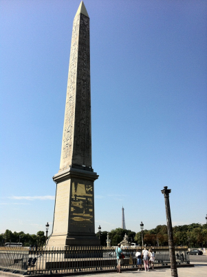 Place de la Concorde, Parigi, obelisco Luxor