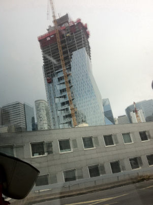 palazzi la defense paris in costruzione