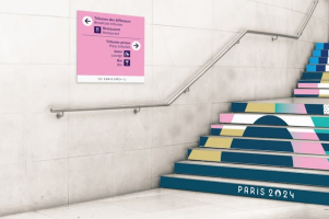 olimpiadi parigi 2024 segnaletica