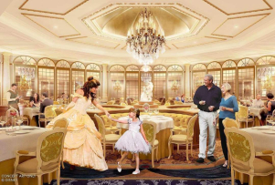 ristorante la table de Lumière al disneyland Hotel Disneyland paris