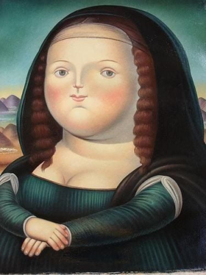 La gioconda dipinta da Botero