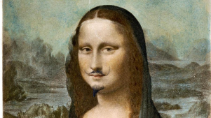 La gioconda coi baffi dipinta da Duchamp