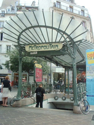 metro parigi chatelet guimard