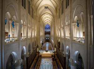 interno Notre Dame Parigi
