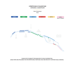 olimpiadi parigi 2024 tribune cerimonia inaugurale