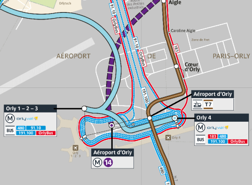 aeroporto ORLY trasporti
