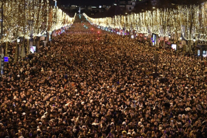 capodanno sui champs elysees a Parigi
