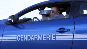 parigi in auto police autovelox