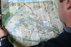mappa e cartina di Parigi