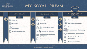 pacchetti aggiuntivi My Royal Dream Disneyland hotel a Disneyland Paris