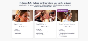 pacchetti aggiuntivi My Royal Dream Disneyland hotel a Disneyland Paris