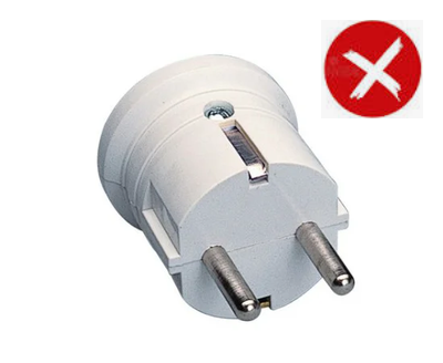 spina non compatibile con presa francese