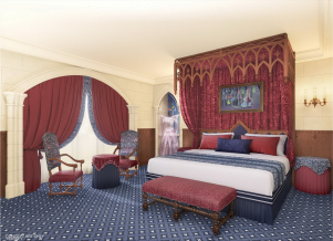 suite del bella Addoremntata nel bosco del Disneyland hotel a Disneyland Paris