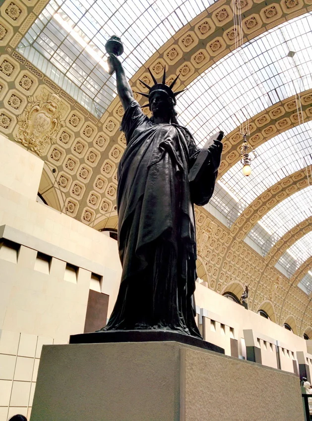 statua libertà al museo orsay