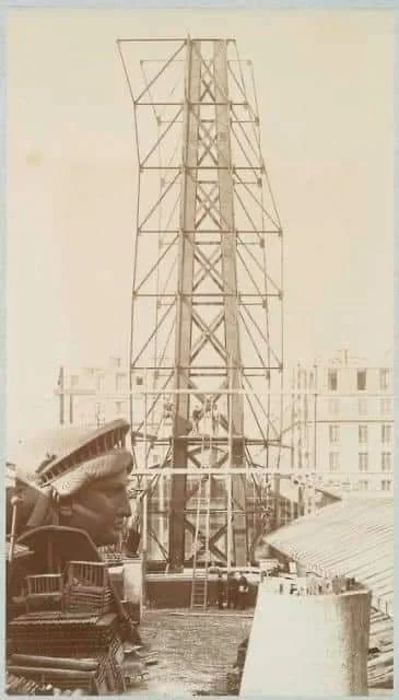 struttura della statua libertà di eiffel