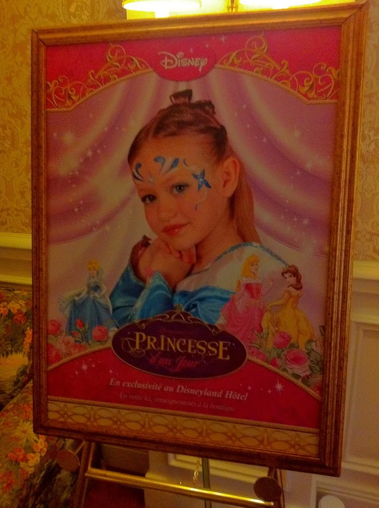 trucco principesse a disneyland paris