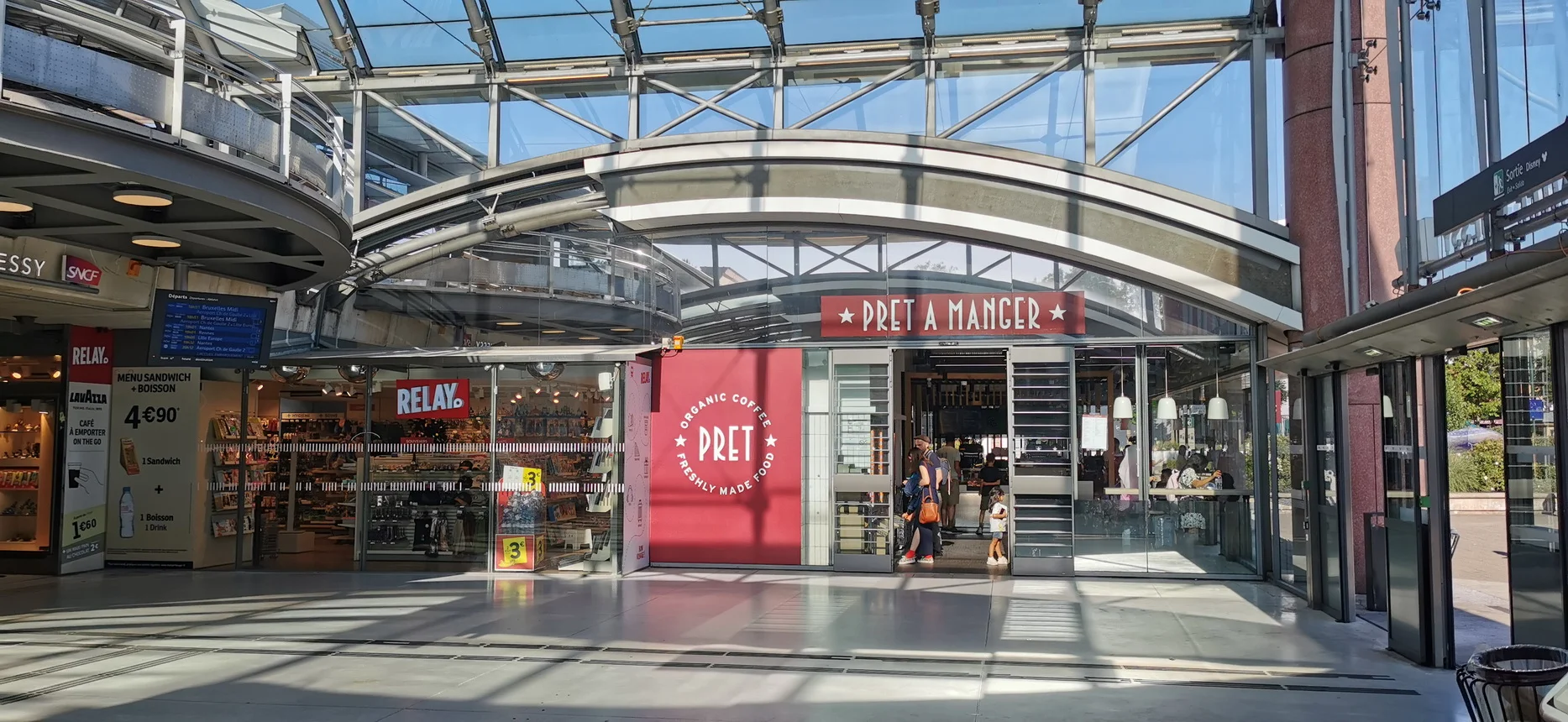 minimarket alla stazione RER a Disneyland Paris