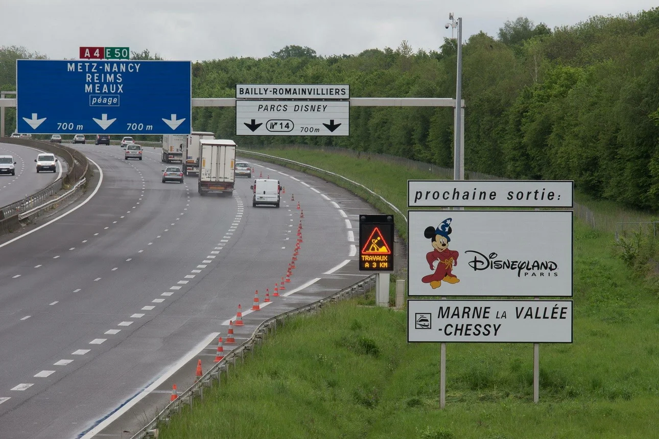 uscita autostrada 14 per disneyland paris