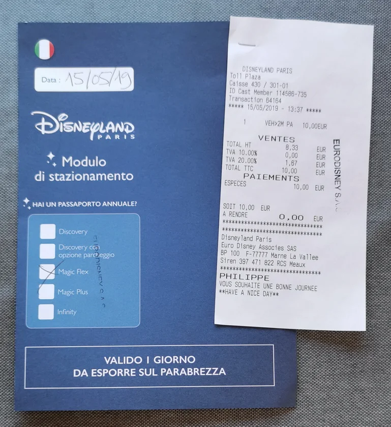 dormire in camper a Disneyland Paris