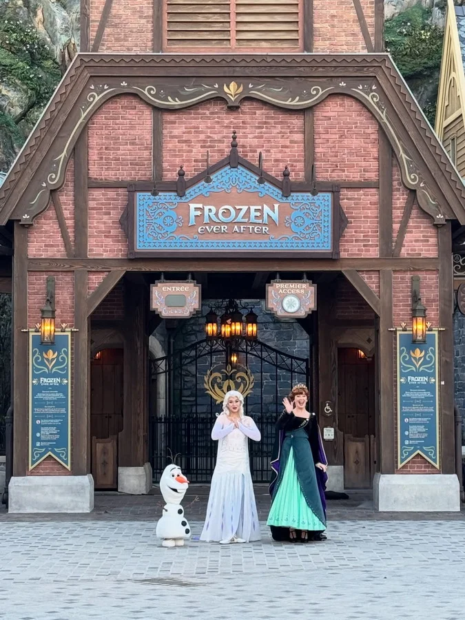 entrata attrazione Frozen Ever After a Disneyland Paris