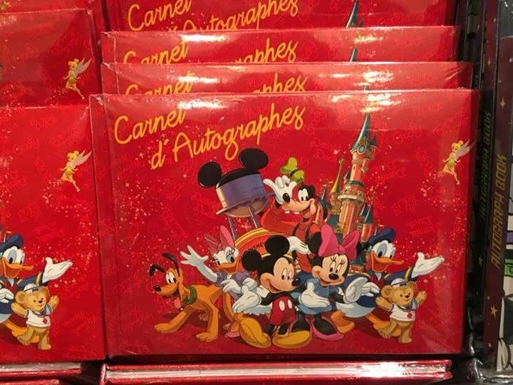 carnet autografi disneyland paris