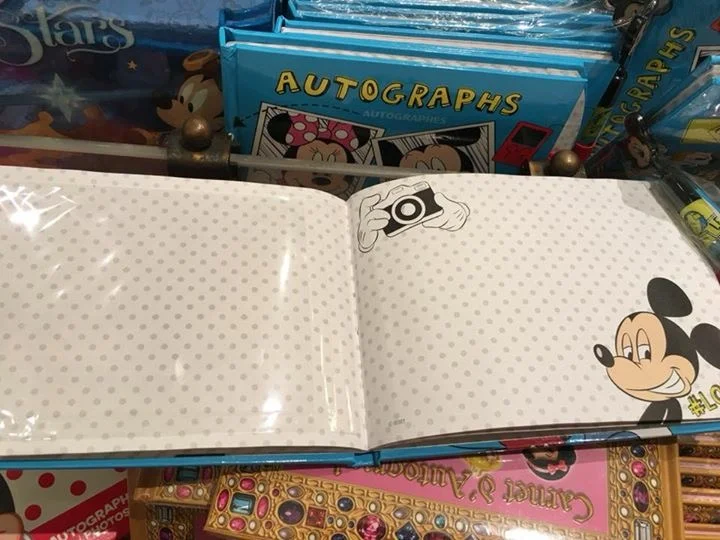 carnet autografi disneyland paris