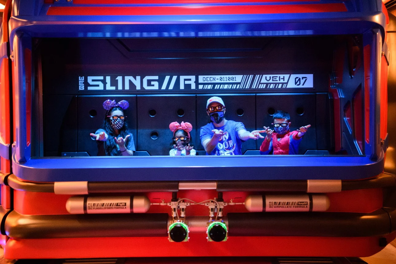 Spider-man W.e.b. Adventure disneyland paris 2022