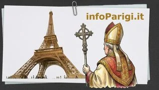 logo infoParigi con il Papa