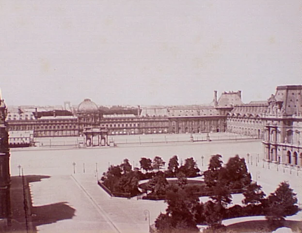 il palazzo delle Tuileries, ampliamento del Louvre a Parigi