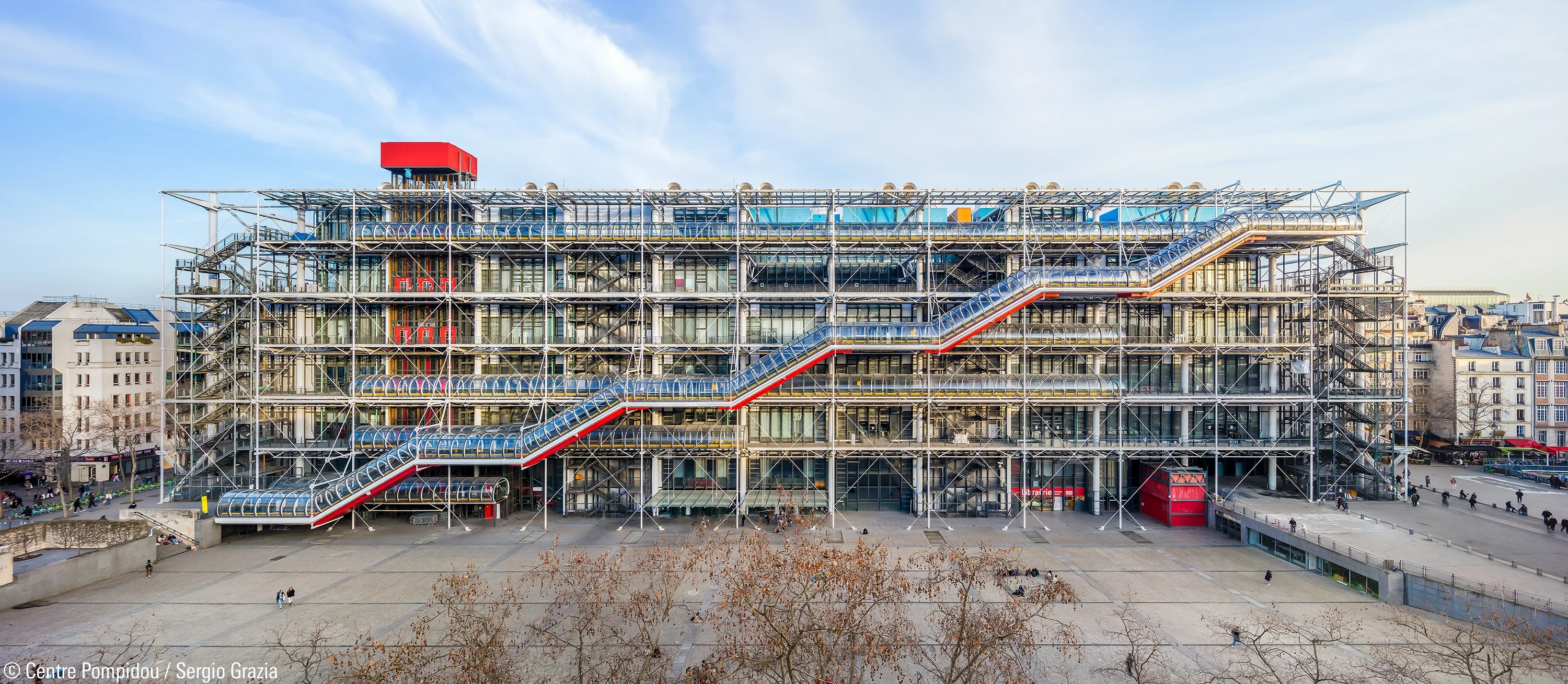 museo Centre Pompidou arch Piano-Rogers a Parigi