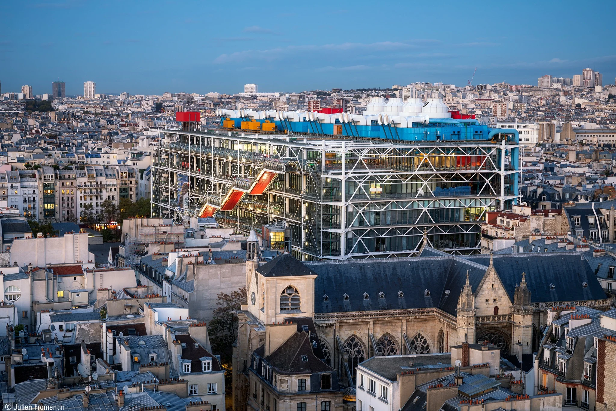 museo Centre Pompidou arch Piano-Rogers a Parigi