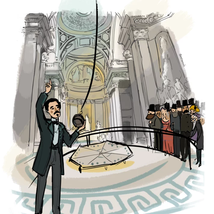 pendolo di Foucault pantheon parigi Auroramù Artips