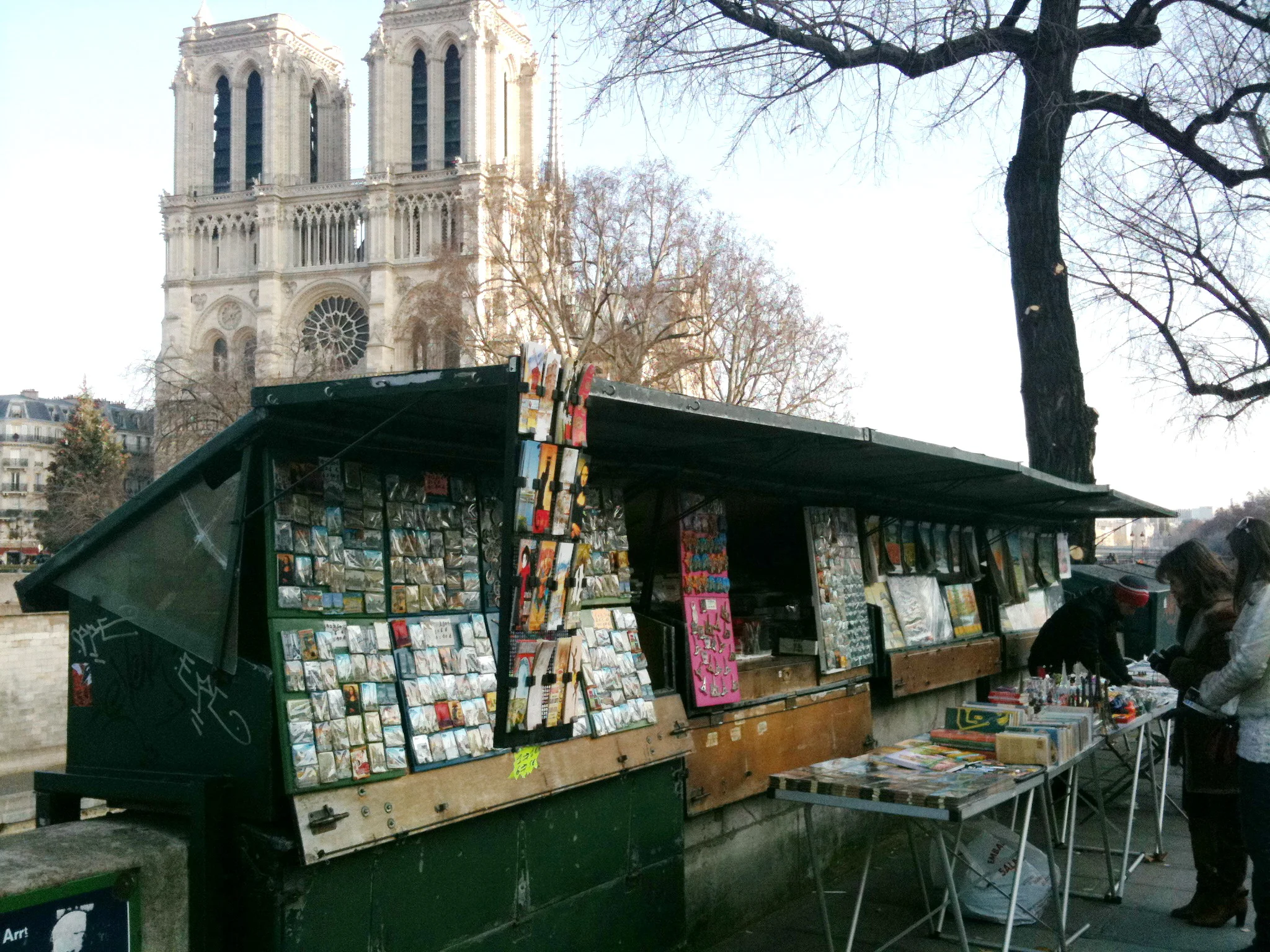 @wikipedia bouquinistes parigi notre dame
