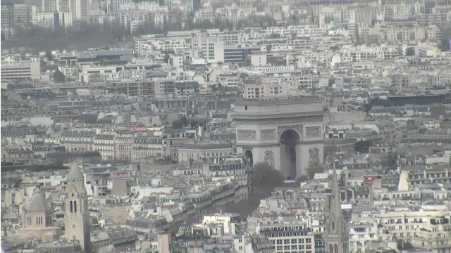 webcam arco di trionfo Parigi