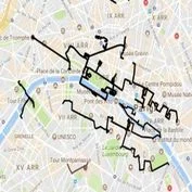 itinerari a piedi per Parigi...