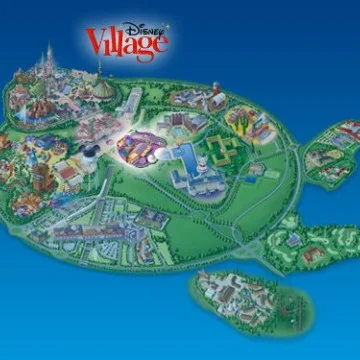 Disney Village, area con negozi, ristoranti accanto a Disneyland Paris