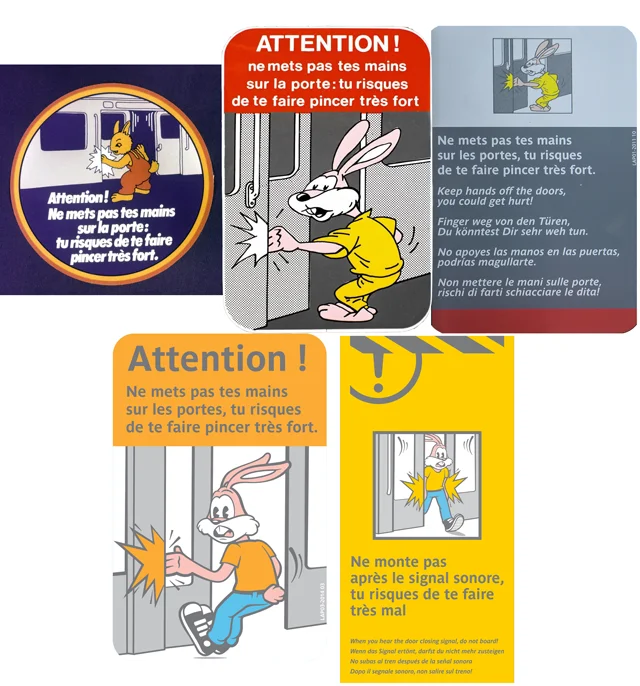 Serge, cogniglio, lapin metropolitana di Parigi