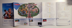 mappa 2023 dei parchi Disneyland Paris e Studios